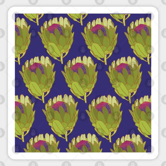 Artichokes in bloom Sticker by marina63